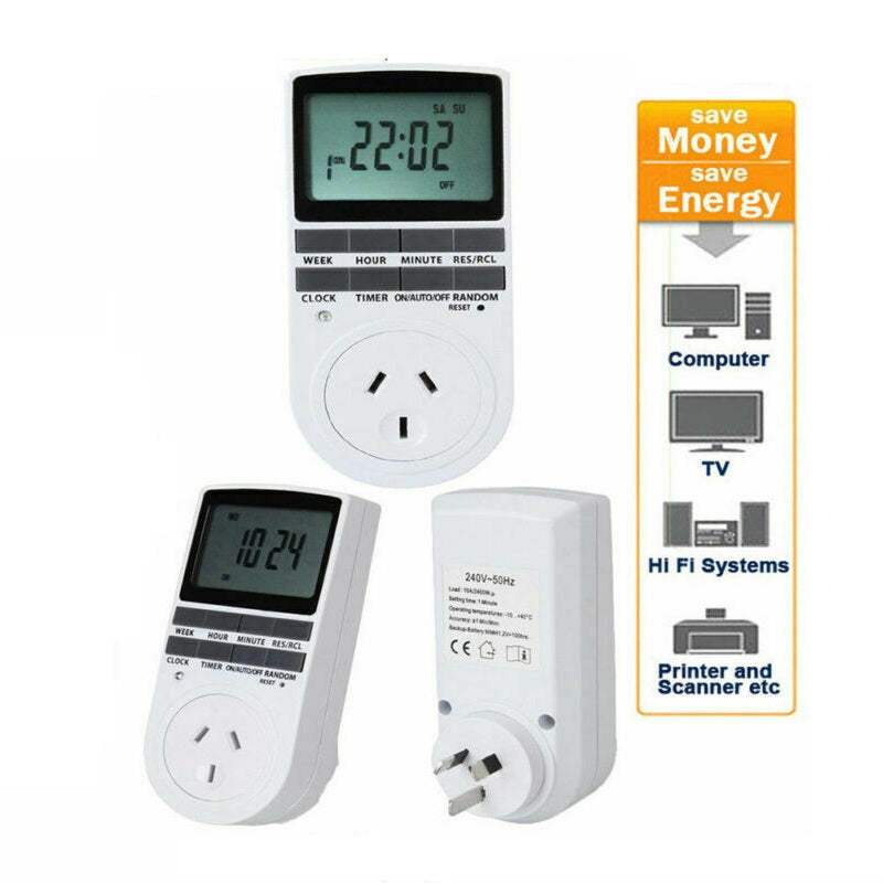 Mains Timer Electricity Plug Power Point