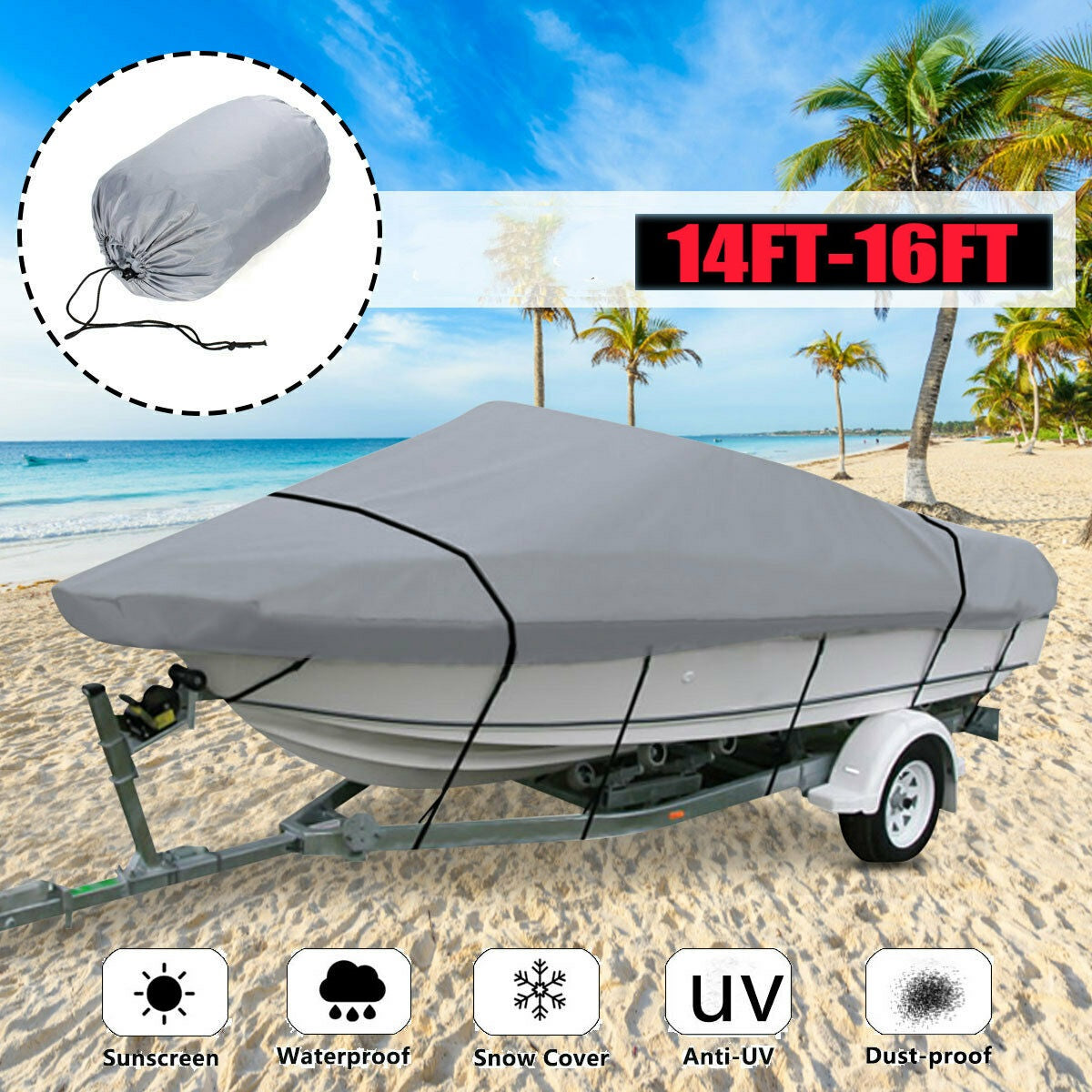 Boat Cover 14-16FT