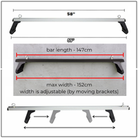 Thumbnail for Suitable for Use With Toyota Hiace Roof Racks / Cross Bar / Roof Rack