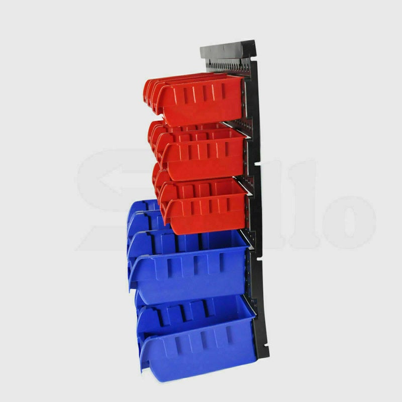 WALL MOUNTED GARAGE ORGANISER 30 BINS