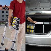 Thumbnail for Telescopic Ladder 3.8m Aluminium Extension Ladder