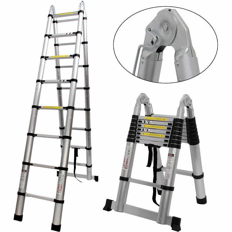 Telescopic Ladder 5m Multi-Purpose Aluminium Telescoping