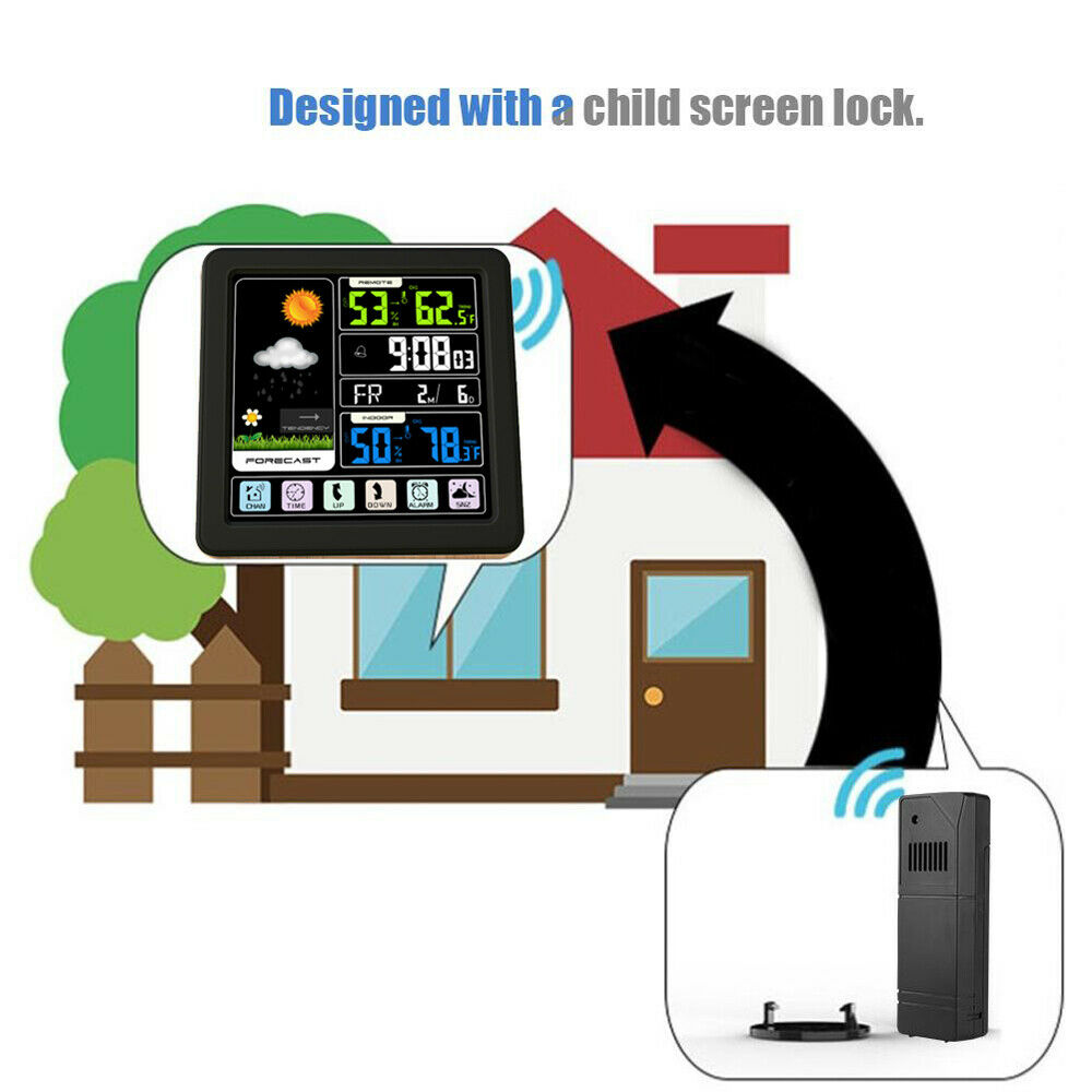 Wireless Weather Station Temperature and Humidity Meter