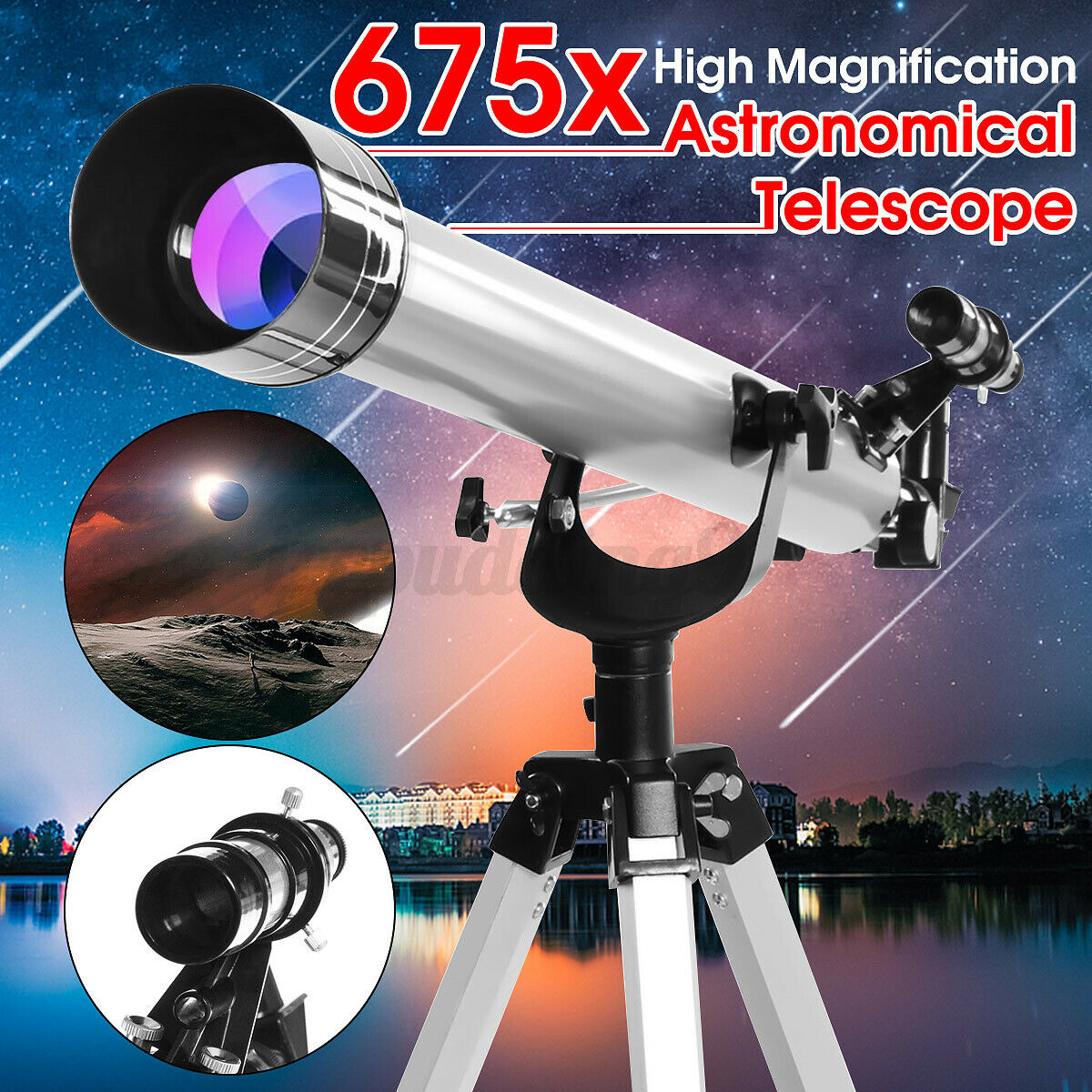 Astronomical Telescope 675X Zoom