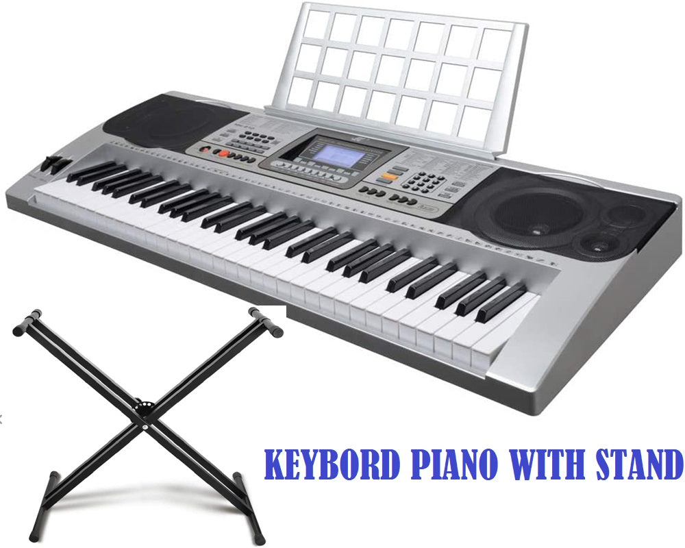 61 Key Electronic Piano Keyboard & Stand