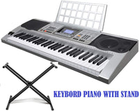 Thumbnail for 61 Key Electronic Piano Keyboard & Stand